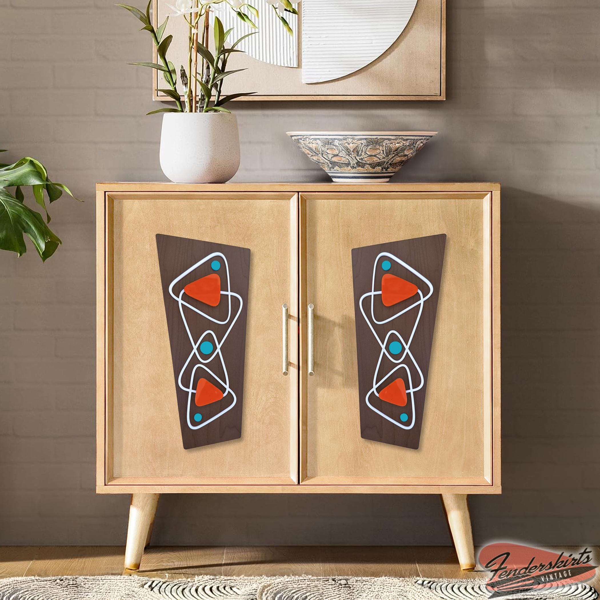 Atomic Nebula Abstract Wall Plaque