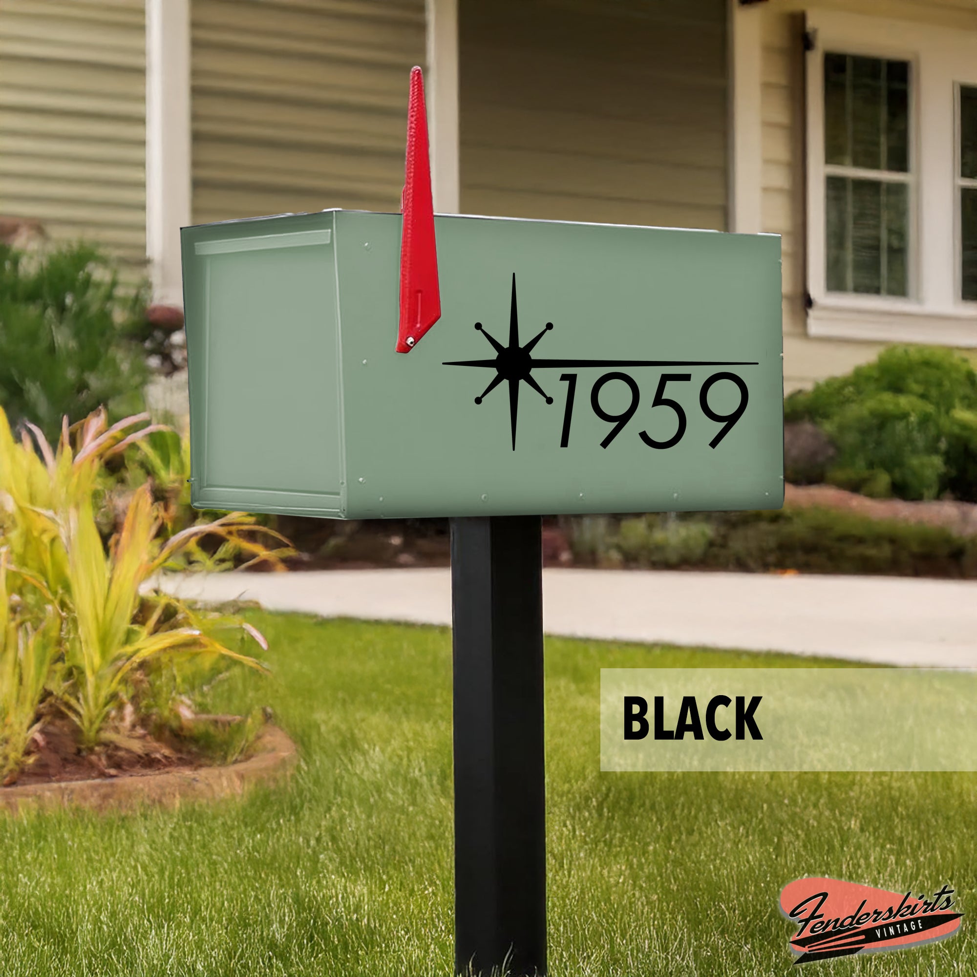 Polaris Starburst Atomic Mailbox Decals