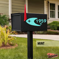 Quasar Boomerang Retro Mailbox Decals