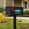 Equinox Starburst Mid Century Mailbox Decals
