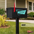 Atomic Quad Mid Century Mailbox Decals