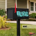 Satellite Retro Atomic Mailbox Decals