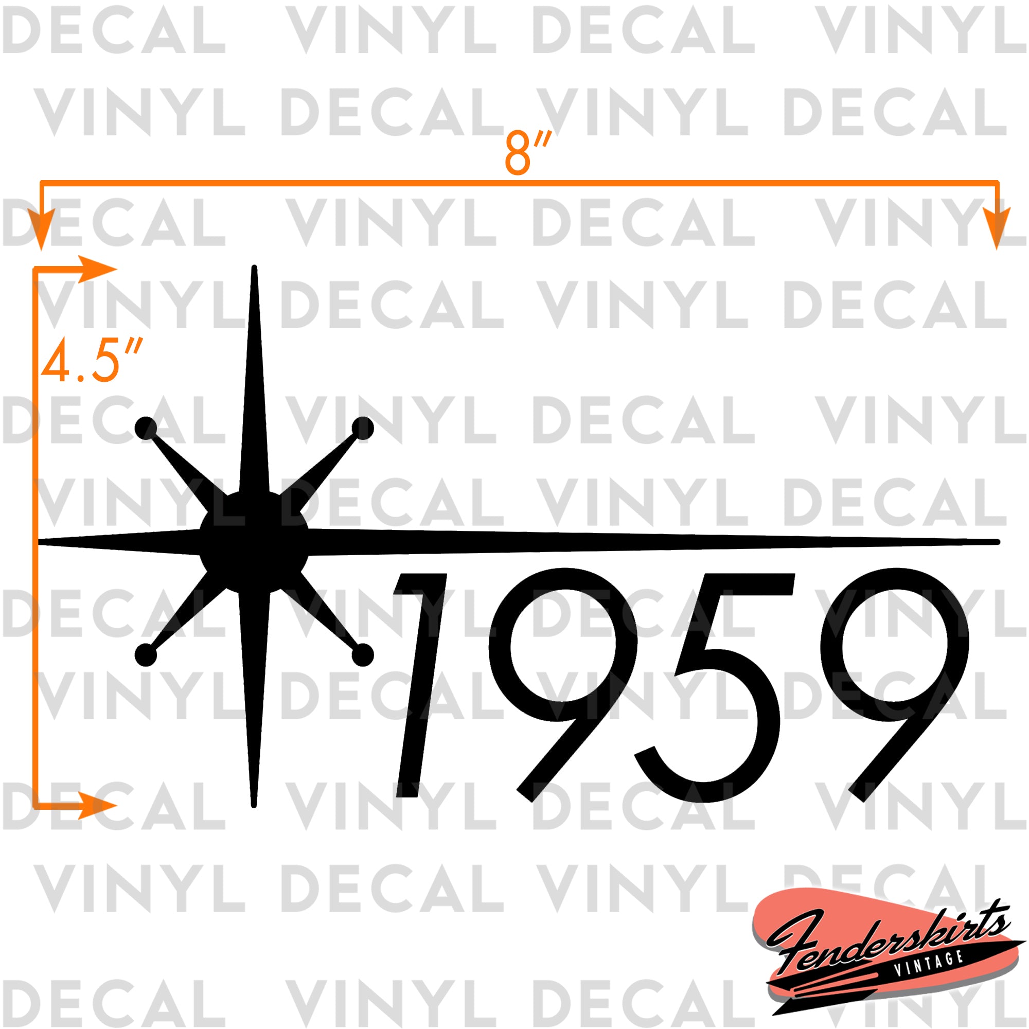 Polaris Starburst Atomic Mailbox Decals
