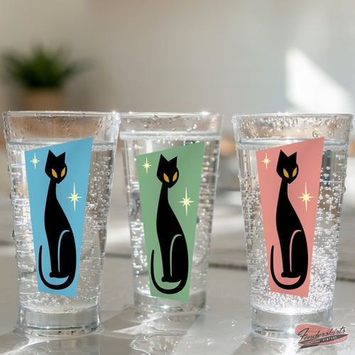 Atomic Contour Kitty Cat Decals