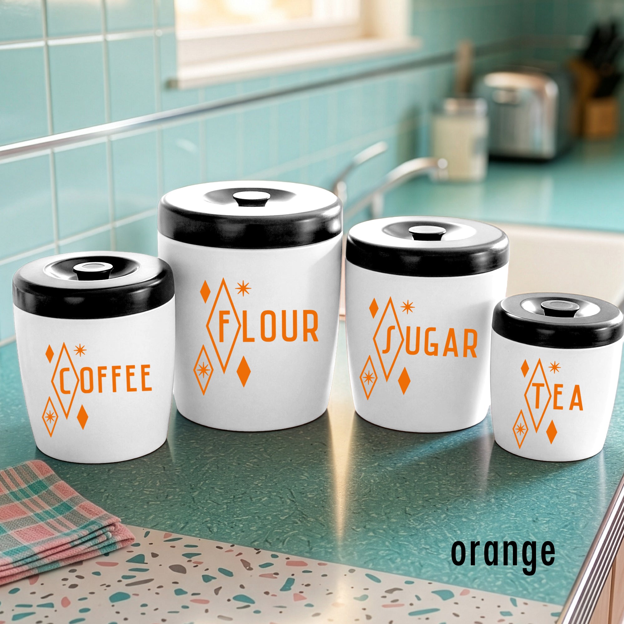 Starlite Diamond Kitchen Canister Decals