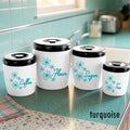 Atomic Dandelion Kitchen Canister Decals