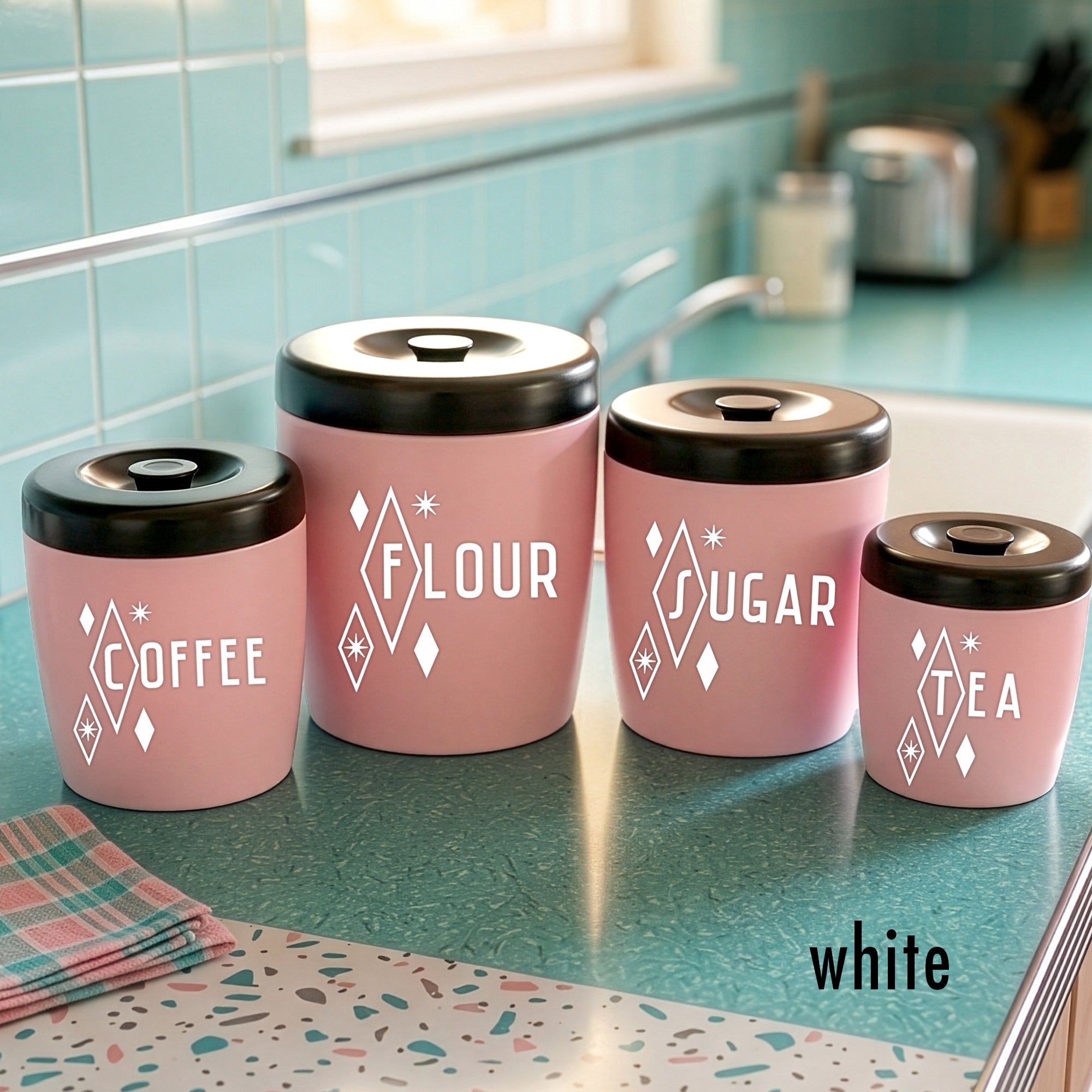 Starlite Diamond Kitchen Canister Decals