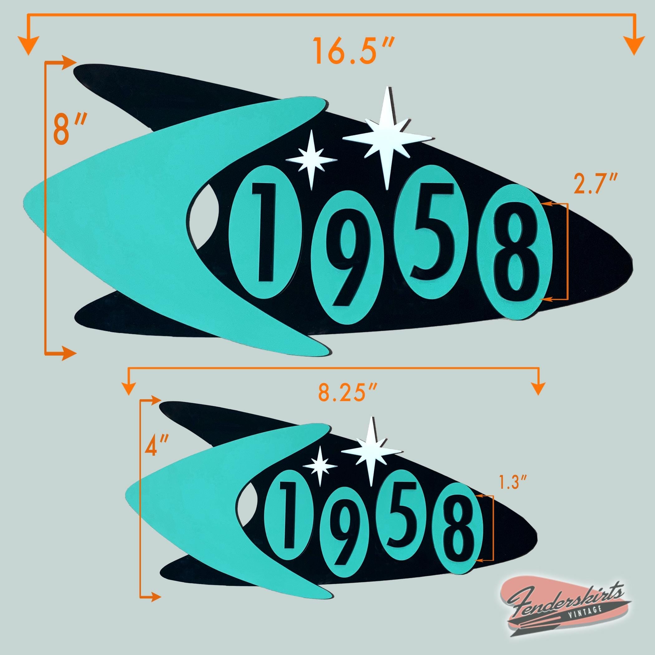 Starburst Pop House Address Sign