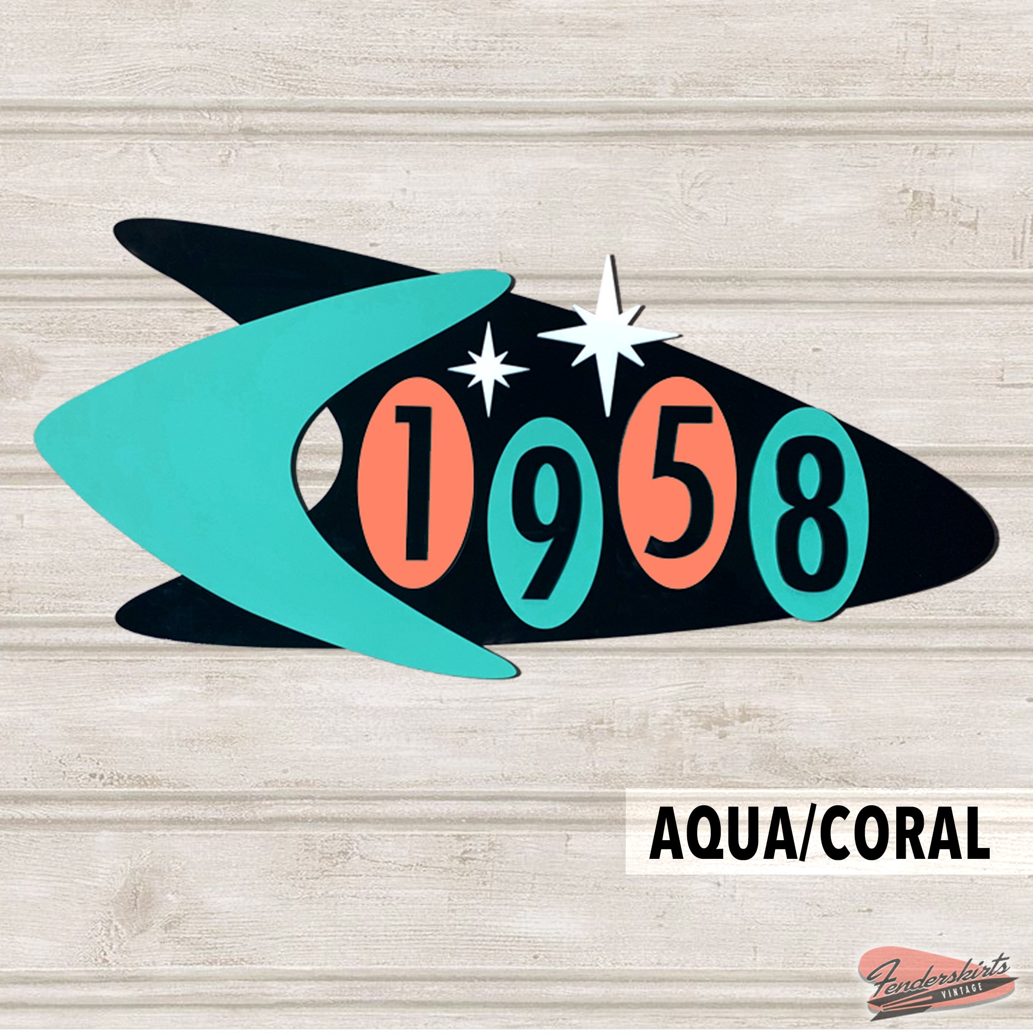 Starburst Pop House Address Sign
