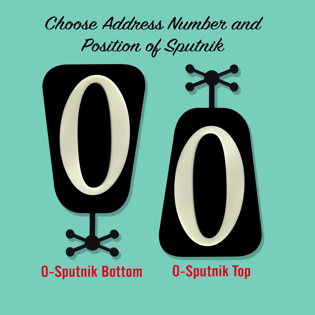 Satellite Atomic House Address Numbers