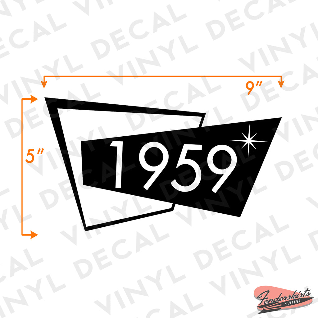 Atomic Quad Mid Century Mailbox Decals
