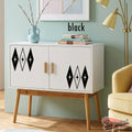 Harlequin Diamond Starburst Retro Decals