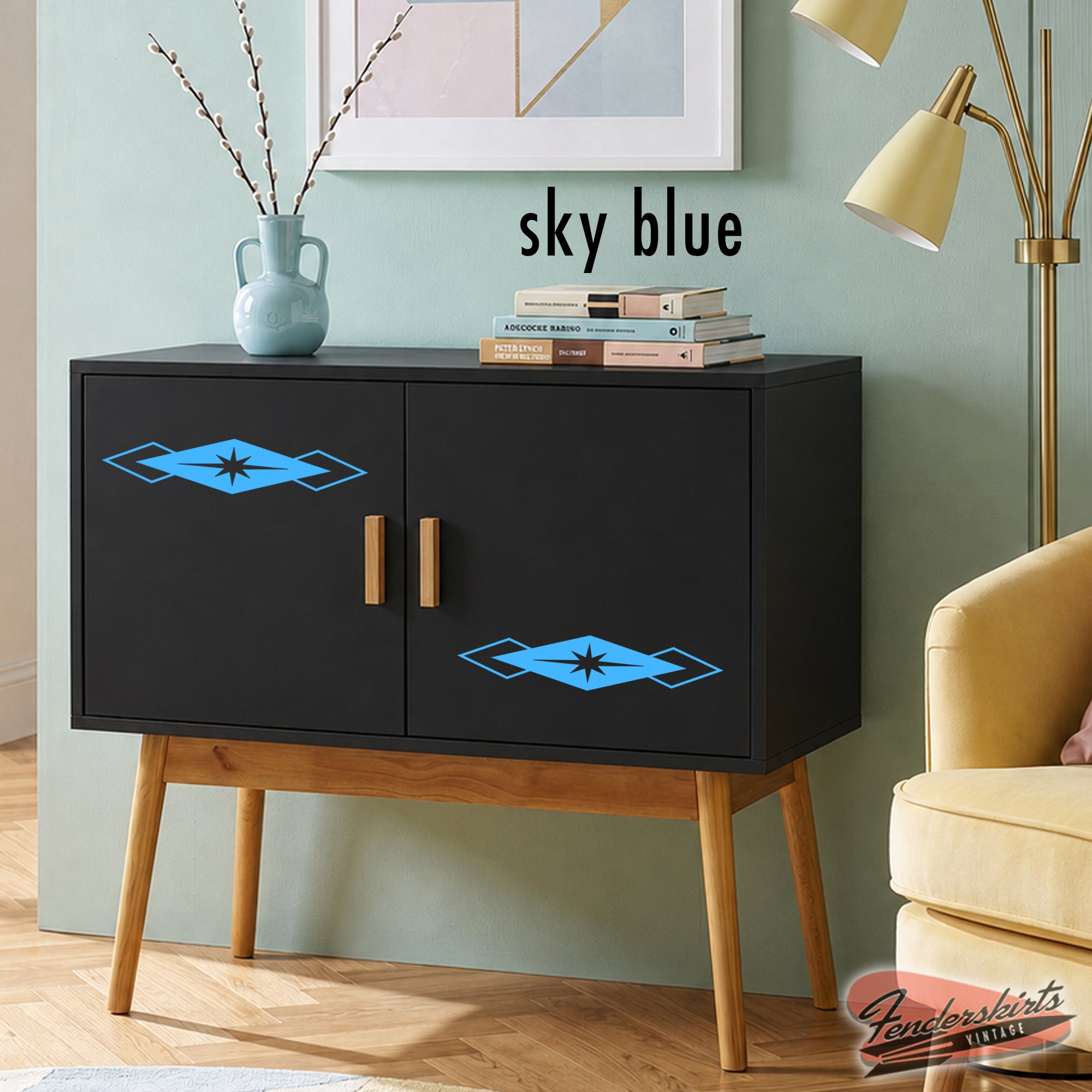 Equinox Diamond Starburst Retro Decals
