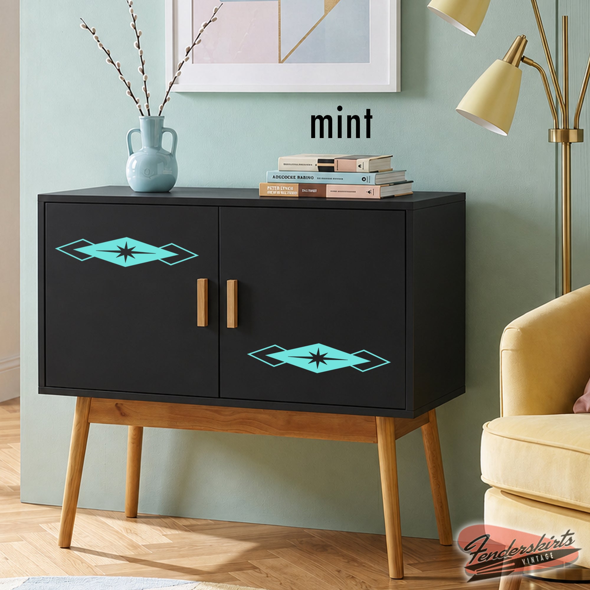 Equinox Diamond Starburst Retro Decals