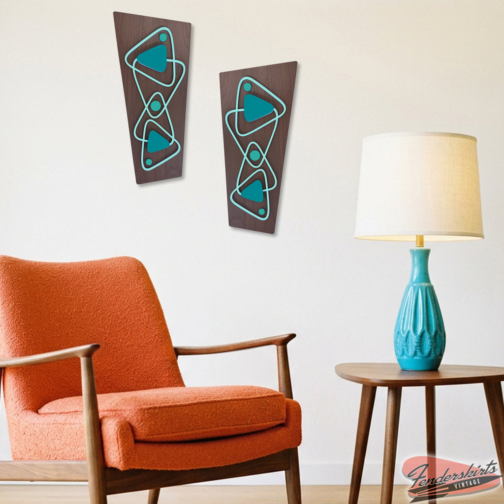 Atomic Nebula Abstract Wall Plaque