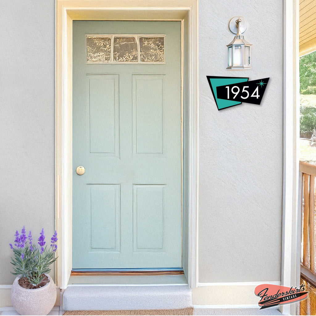 Atomic Quad Address Acrylic Sign