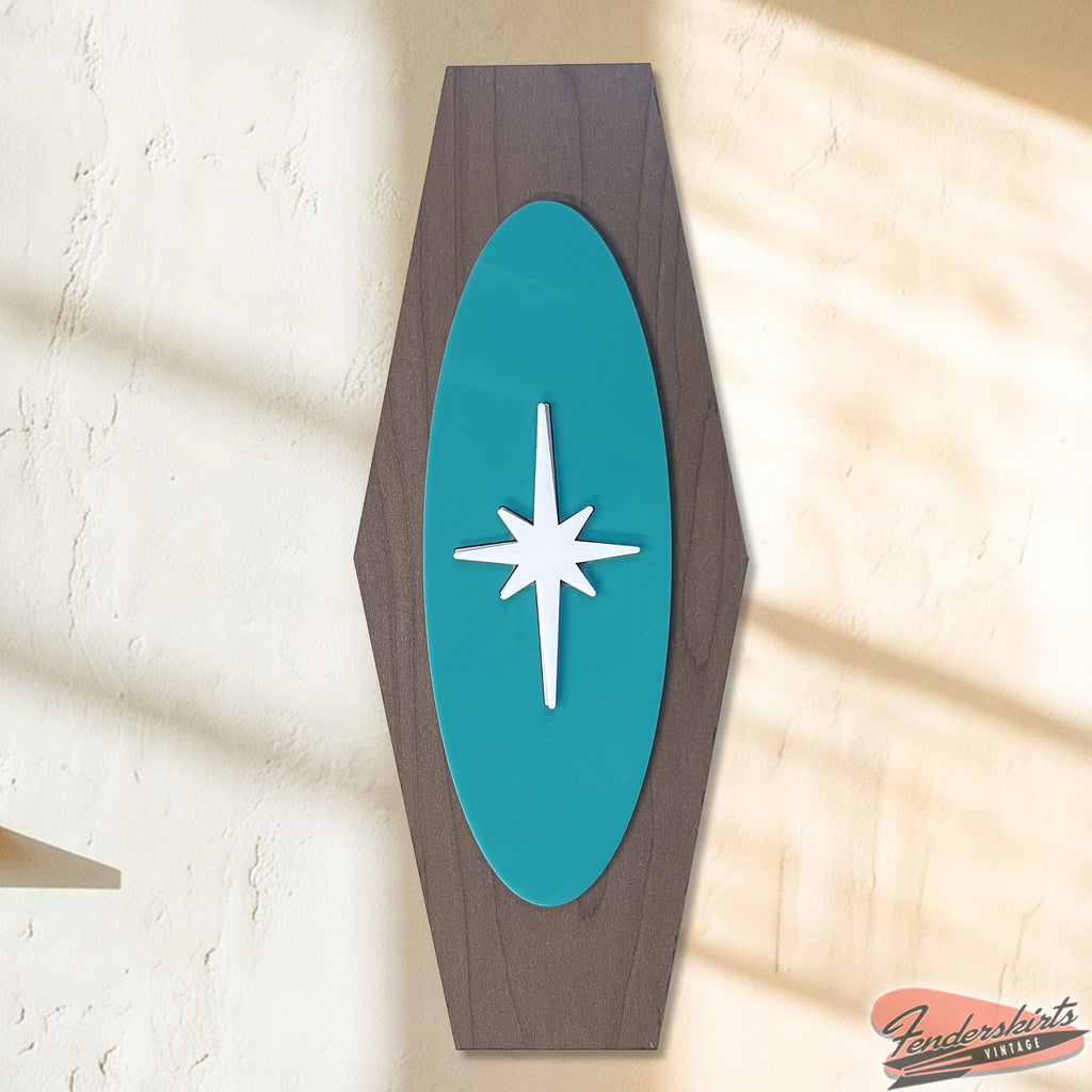 Hex Atomic Starburst Wall Plaque