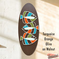 Atomic Fish Trio Abstract Wall Plaque