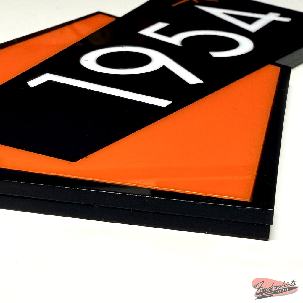 Atomic Quad Address Acrylic Sign