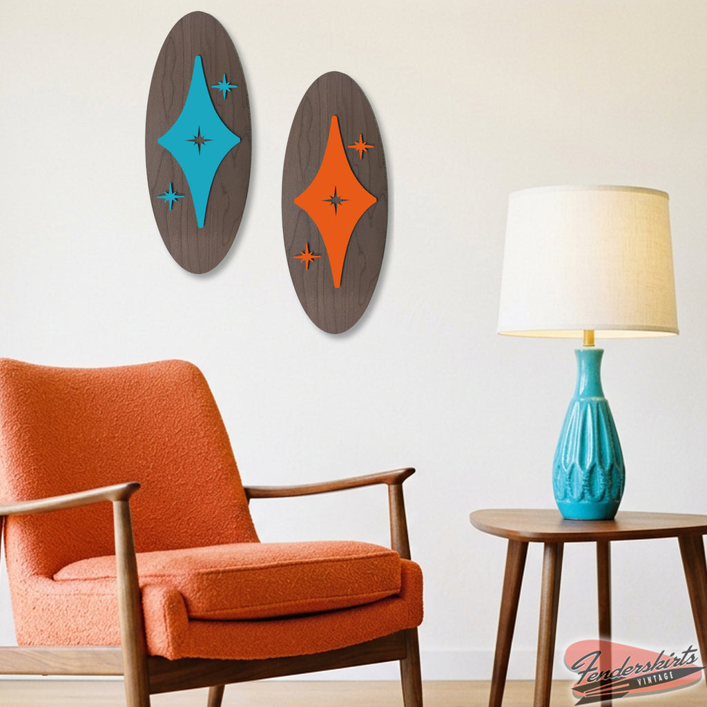 Jubilee Diamond Starburst Oval Wall Plaque