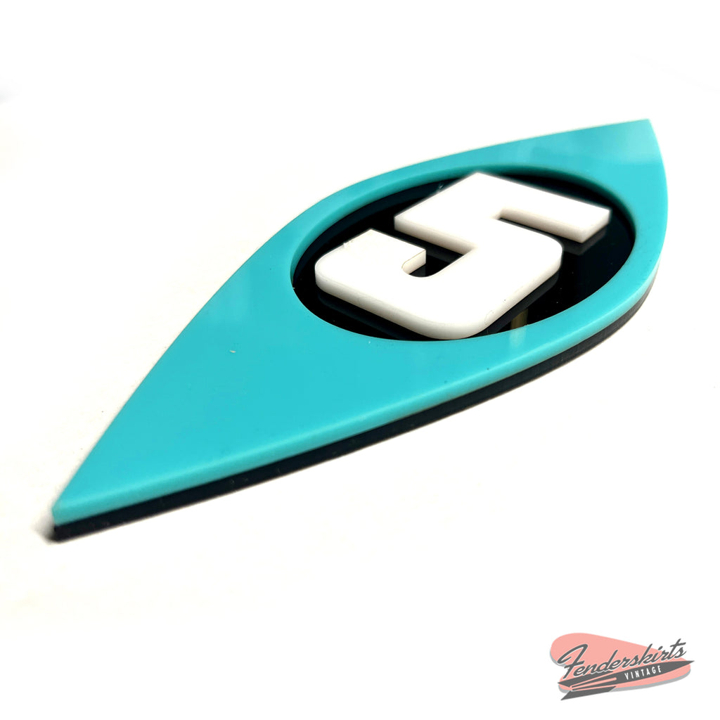 Atomic Teardrop House Address Numbers