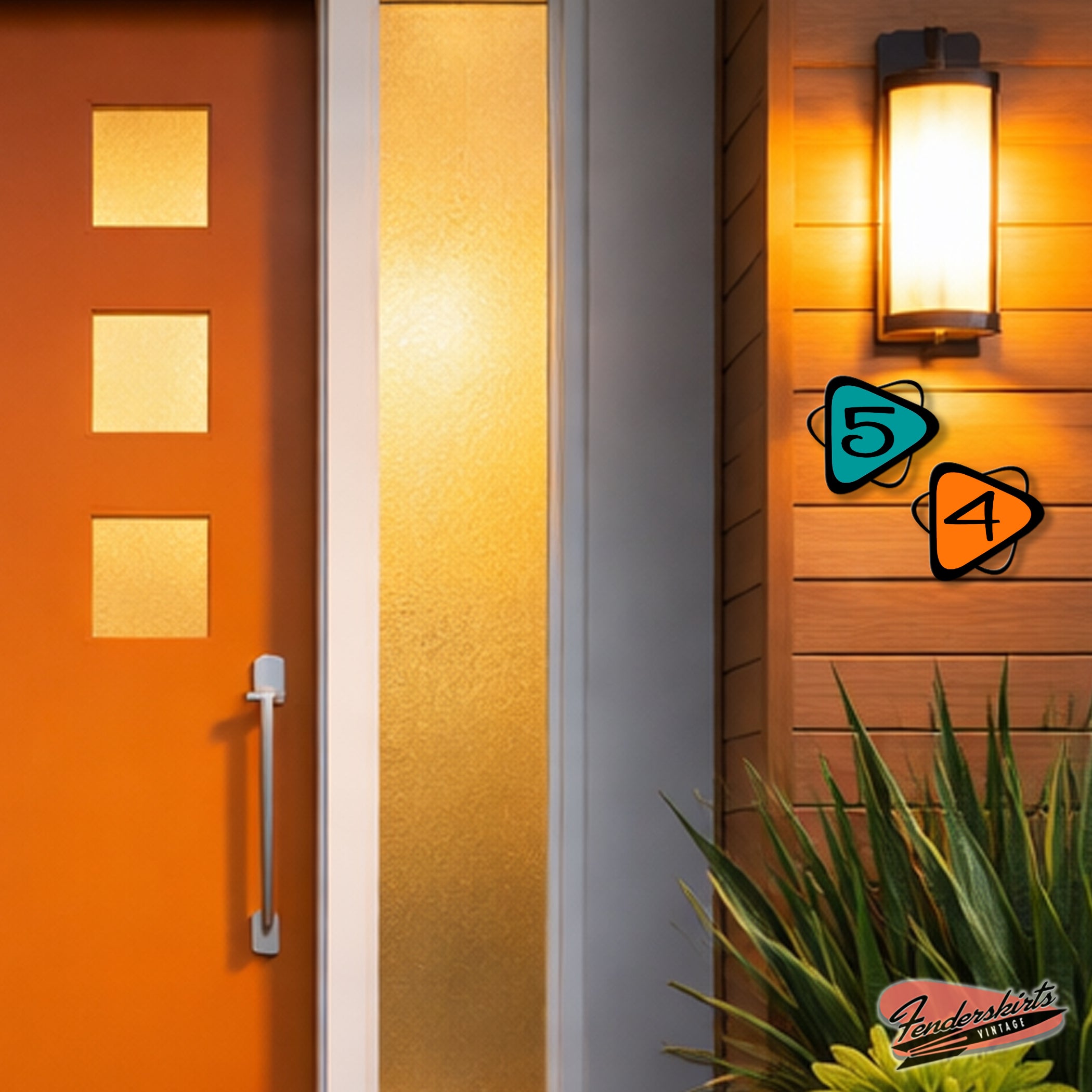 Nebula Atomic House Address Numbers
