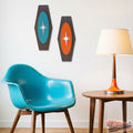 Hex Atomic Starburst Wall Plaque